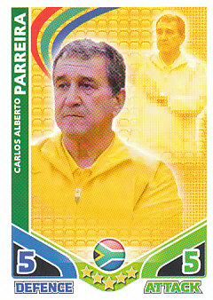 Carlos Alberto Parreira South Africa 2010 World Cup Match Attax Managers #294